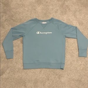 Light blue champion crew neck
